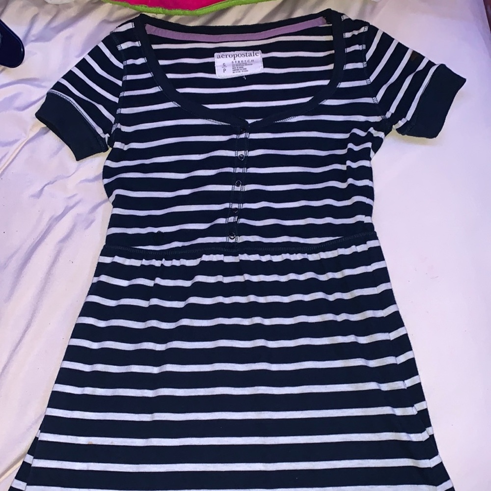 Girls striped dress